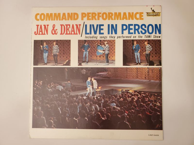 Jan & Dean Command Performance: Live In Person vinyl record